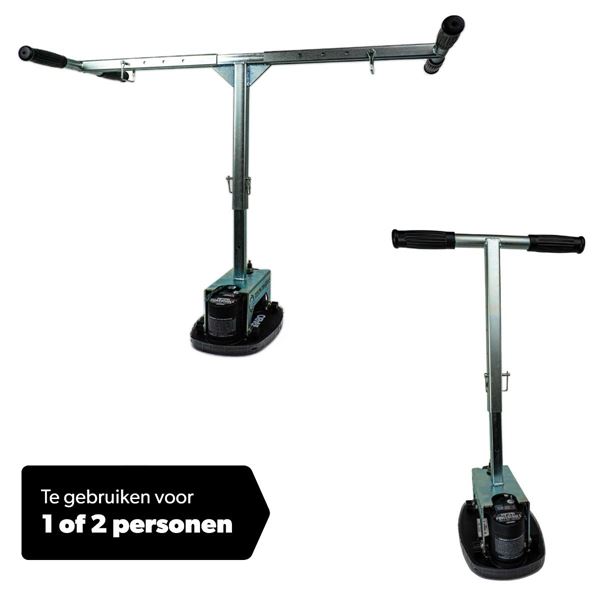 Vacuüm tegeltiller op accu Vacuüm tegeltiller op accu